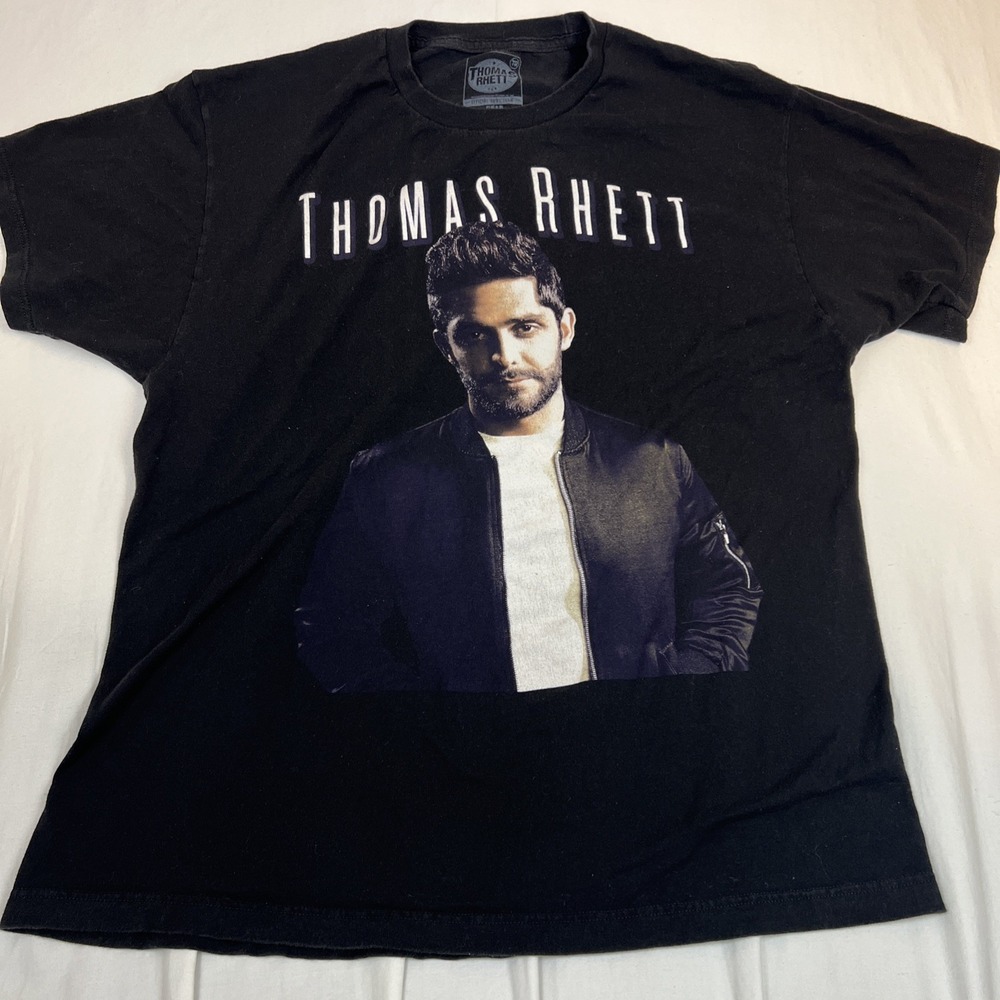 Thomas Rhett Home Team Tour 2017 Concert T-Shirt Black XL Mens Country Music Tee